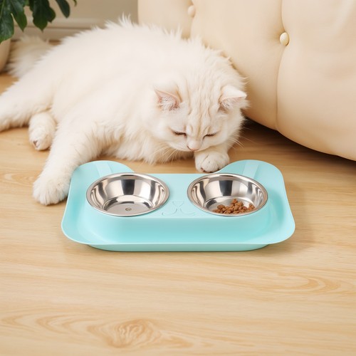 Blau katze hundenapf - blau,