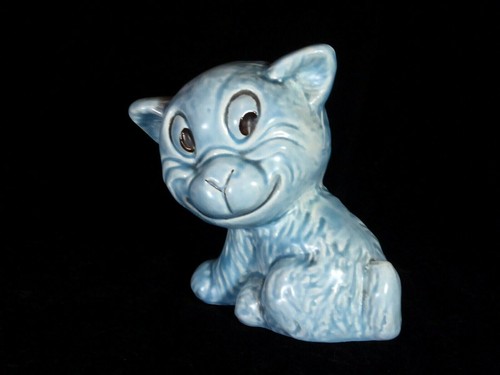 40er jahre sylvac blaue katze - blaue,