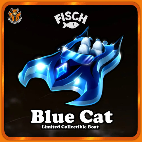 Fisch blue cat boat - [fisch],