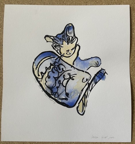 Blaue katze 2009 sima - blaue,