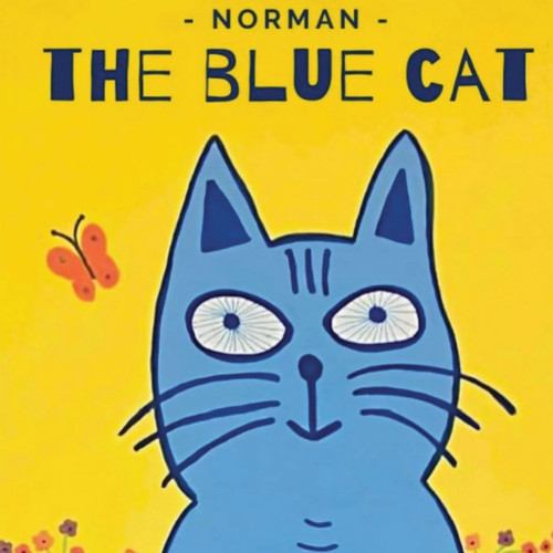 Norman the blue cat - norman,