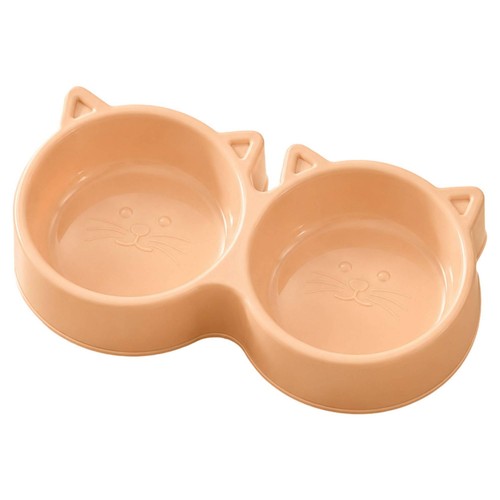 Katzen doppelnapf glänzend - katzen-doppelnapf,